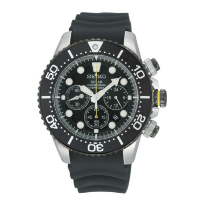 BlackKaps.com Black Kaps - Seiko Solar Divers - Watch - Straight Front
