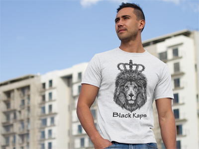 Lion King Black Kaps Heather Tshirt