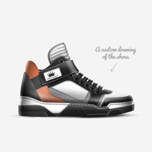 The EL G - Sneaker - by Nick Angel - Black Kaps® - Custom Drawing