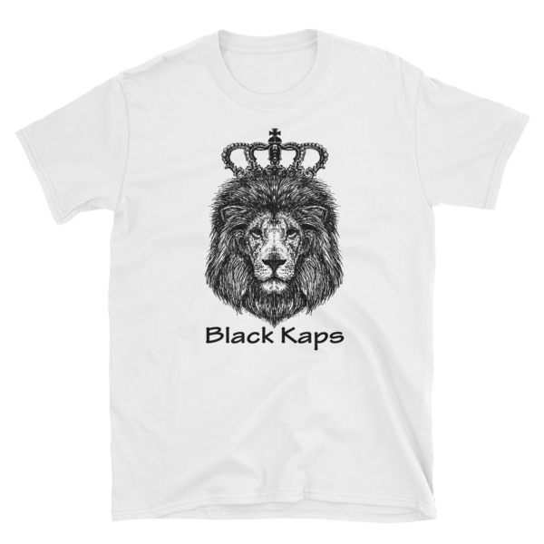Lion King - Black Kaps Short Sleeve T-Shirt by Nick Angel