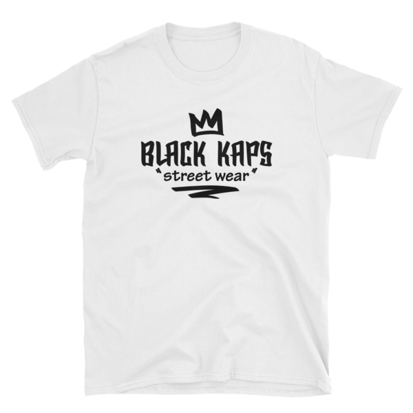 Black Kaps Graffiti Street Wear Short-Sleeve T-Shirt